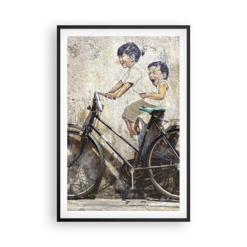 Plagát v čiernom ráme - Pravda alebo klam? - 61x91 cm