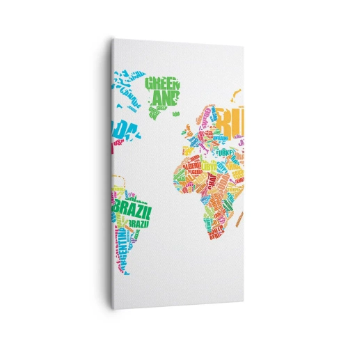 Obraz na plátne - Chcem spoznať všetky - 55x100 cm