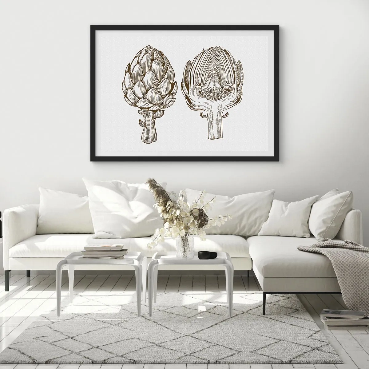 Plagát v čiernom ráme - Hodiny anatómie - 50x40 cm