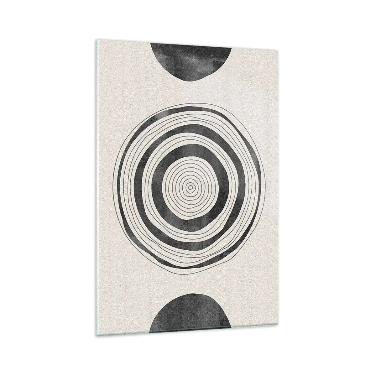 Obraz na skle - Dôležité je to, čo je uprostred - 80x120 cm