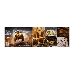 Vzorka fototapety Premium Sand - No risk no fun - Šport, Quad, Závod - 100x30 cm