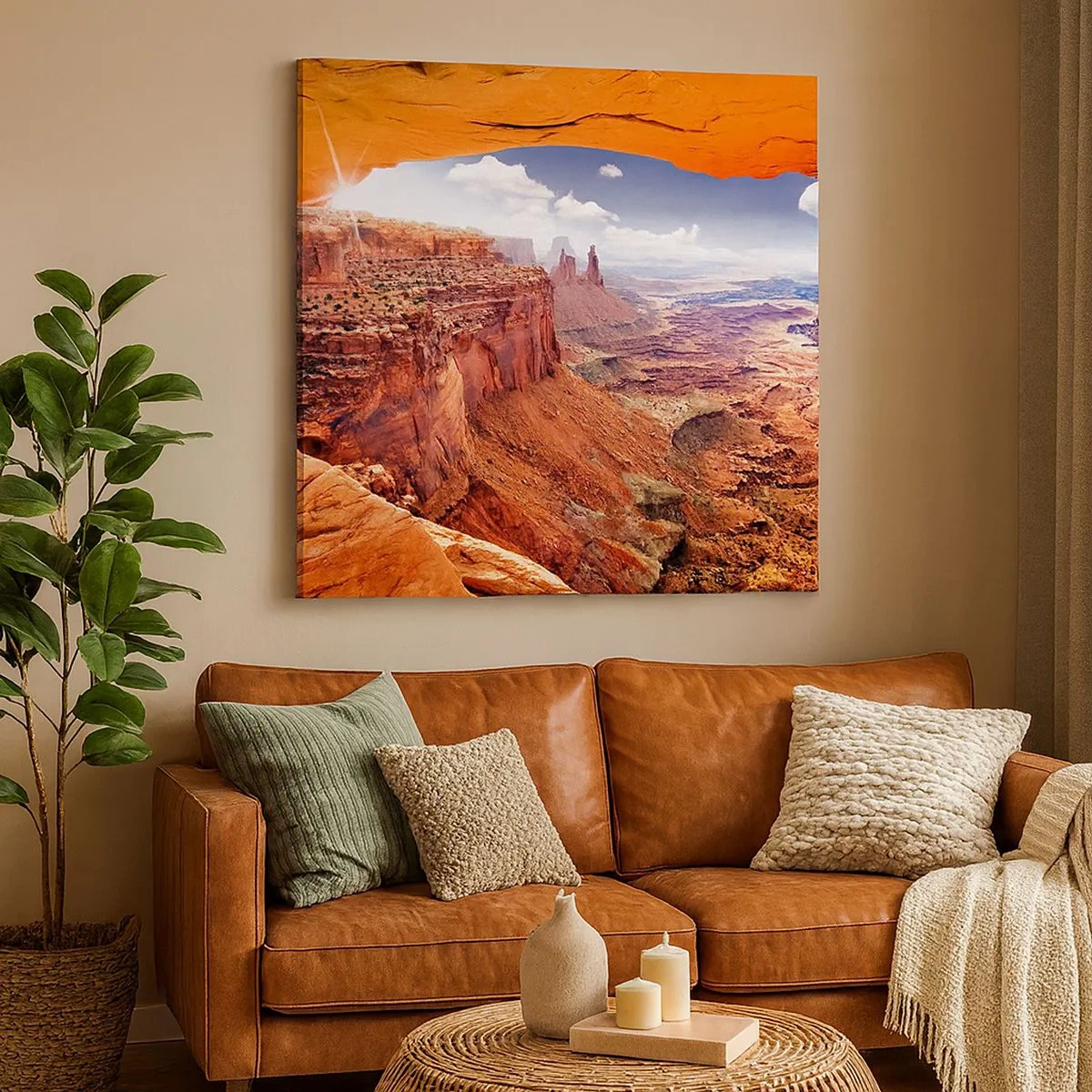 Obraz na plátne - Vytesané samotnou prírodou - 30x30 cm