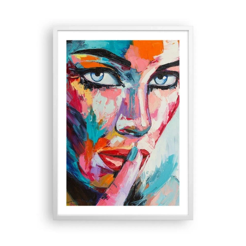 Plagát v bielom ráme - Naše prvé tajomstvo - 50x70 cm