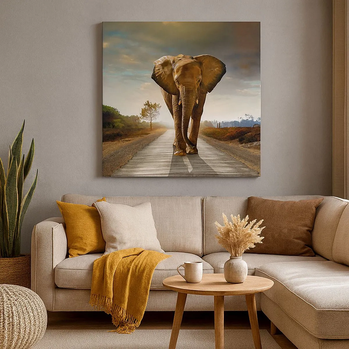 Obraz na plátne - A vôbec nie v sklade porcelánu - 30x30 cm