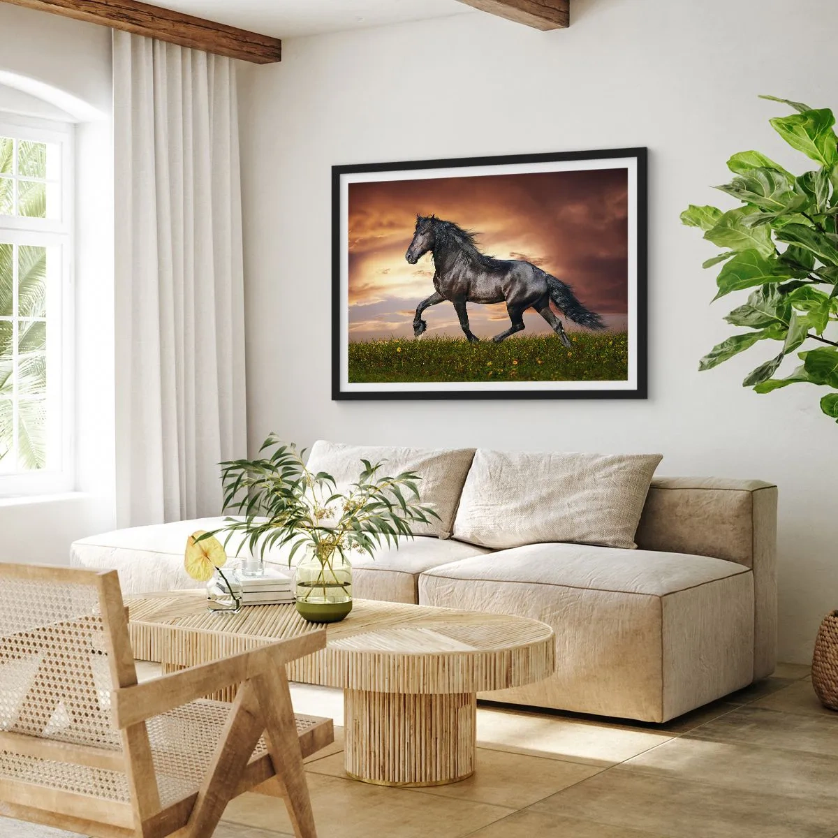 Plagát v čiernom ráme - Čierny knieža - 100x70 cm