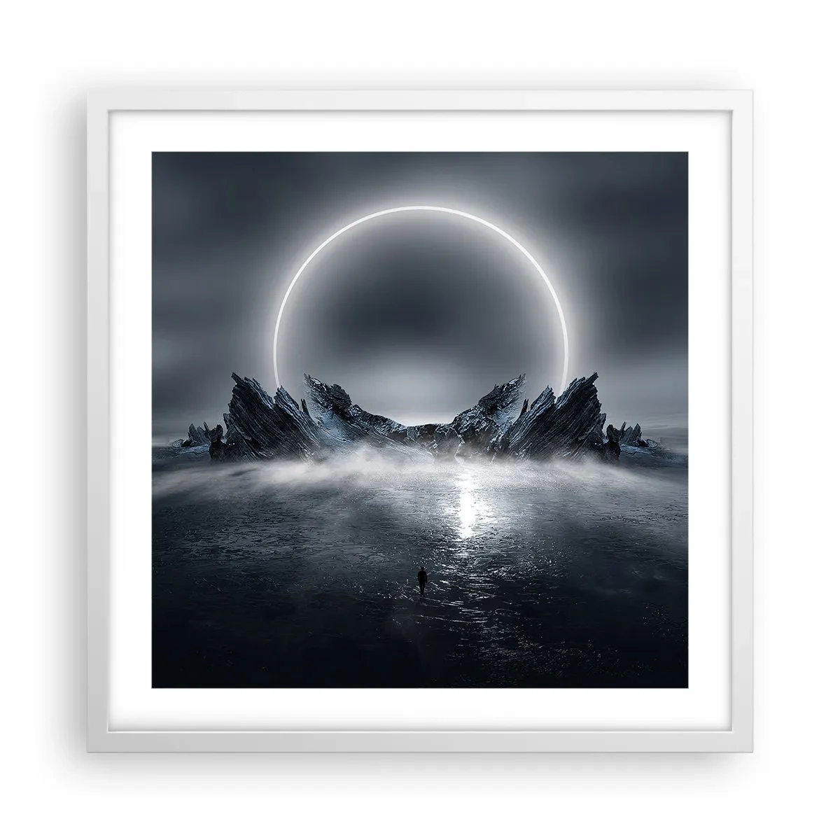 Plagát v bielom ráme - Finále príbehu - 50x50 cm