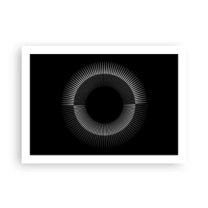 Plagát - Čierne slnko - 70x50 cm