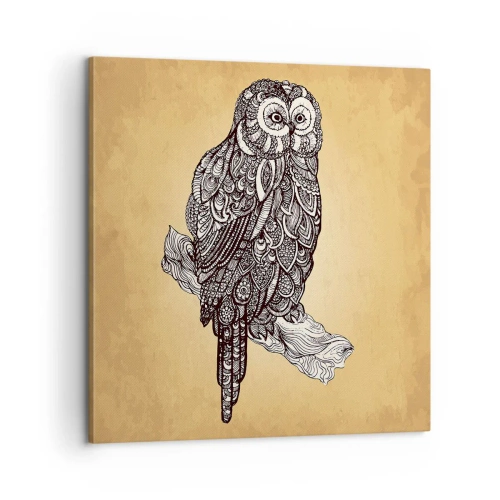 Obraz na plátne - Majstrovské ornamenty múdrosti - 60x60 cm