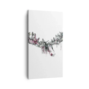 Obraz na plátne - Koruna lesného kráľa - 45x80 cm