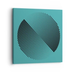 Obraz na plátne - Kruh – geometrická variácia - 30x30 cm