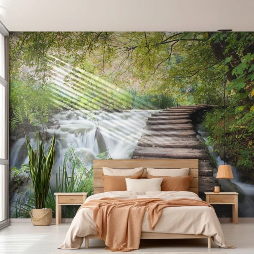 Fototapeta Standard Eco - Voda nie je vôbec tichá - Krajina, Chorvátsko, Príroda - 200x140 cm