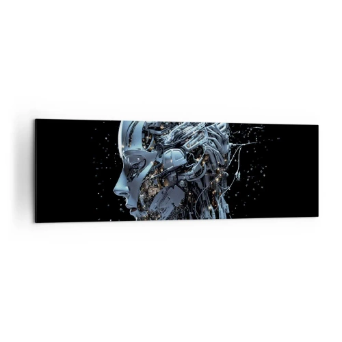 Obraz na plátne - Technológia je žena - 160x50 cm