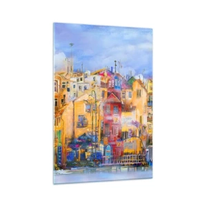 Obraz na skle - Sme spolu - 70x100 cm