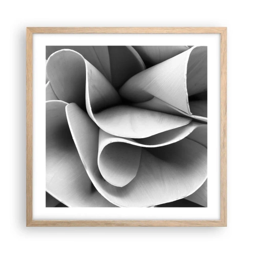 Plagát v ráme zo svetlého duba - Deje sa vo vesmíre - 50x50 cm