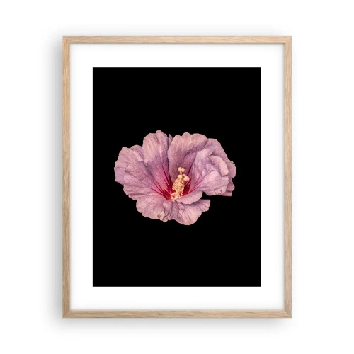 Plagát v ráme zo svetlého duba - Priamo do srdca - 40x50 cm