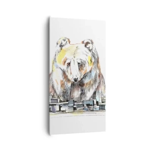 Obraz na plátne - Ako sa dá takto žiť? - 65x120 cm