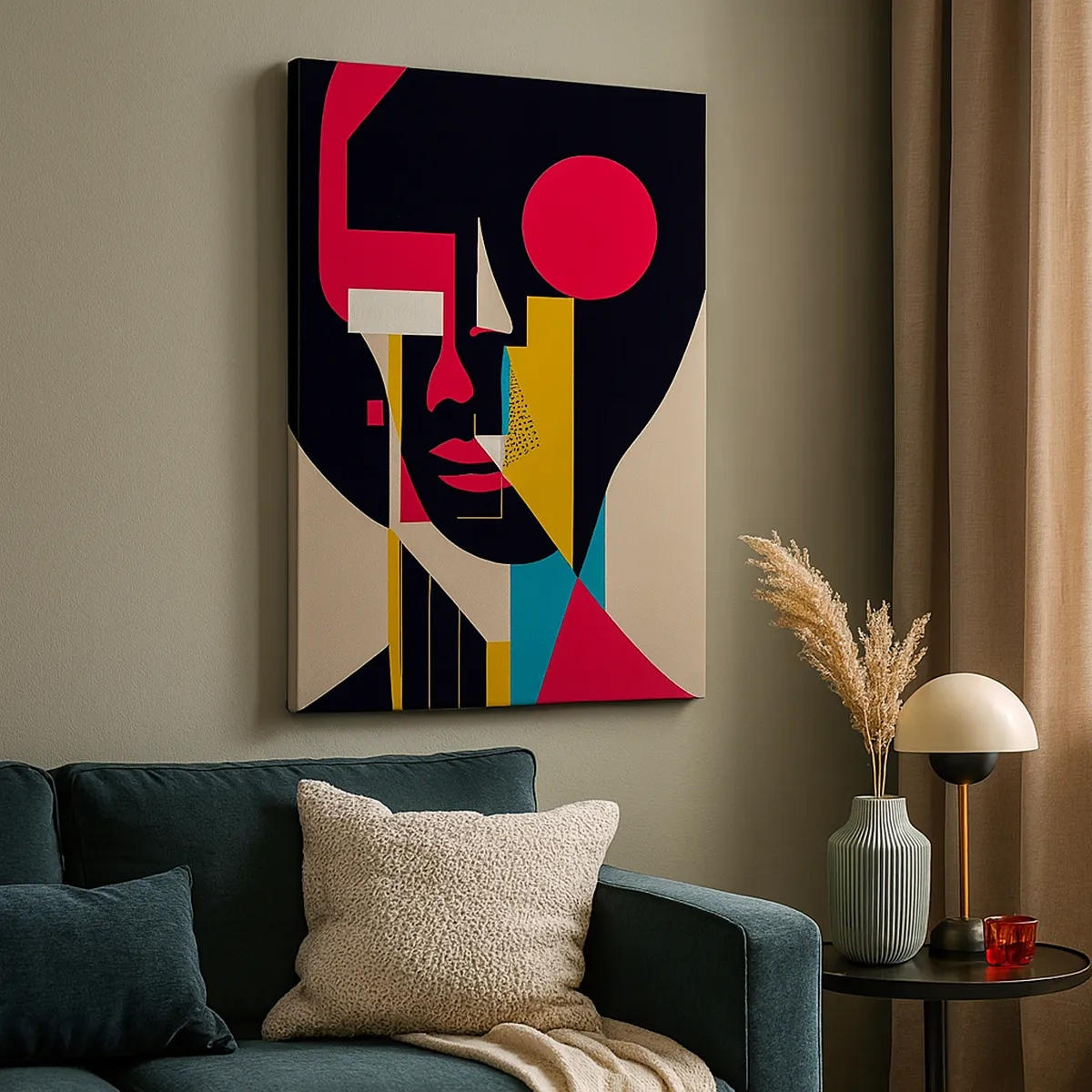 Obraz na plátne - Jej vnútorný svet - 50x70 cm