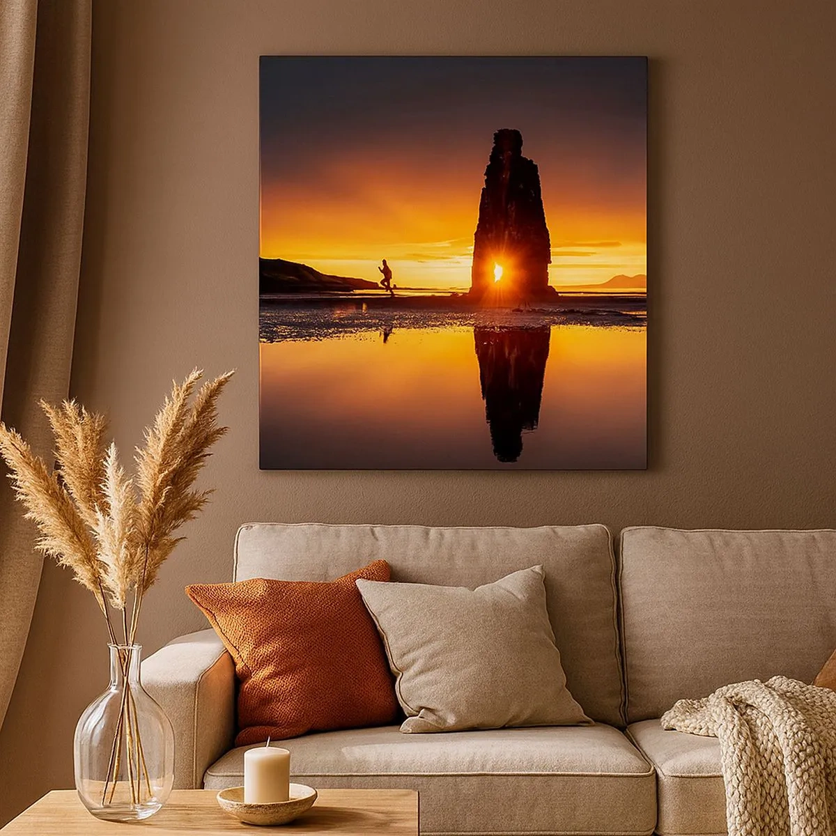 Obraz na plátne - Iba ty a príroda - 30x30 cm