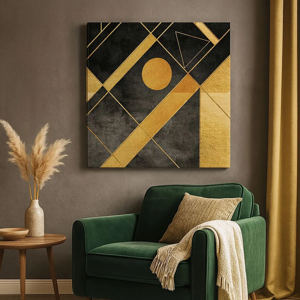 Obraz na plátne - Slnko púšte - 30x30 cm