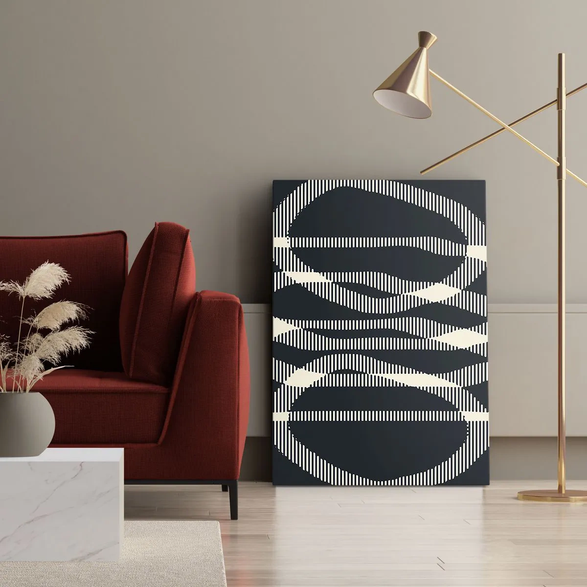 Obraz na plátne - Pokus o prelomenie temnoty - 45x80 cm