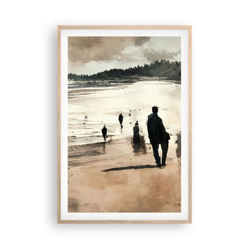 Plagát v ráme zo svetlého duba - Vyvolaní - 61x91 cm