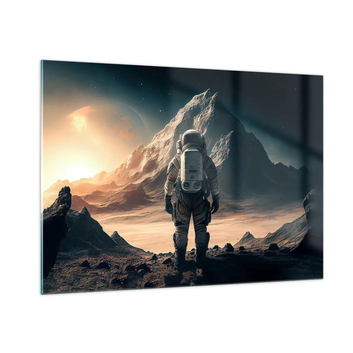 Obraz na skle - Nová výzva - 100x70 cm