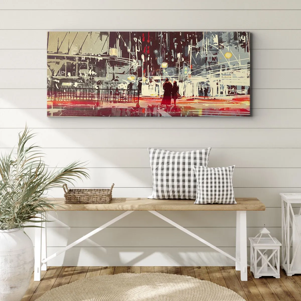 Obraz na plátne - Veľkomestská doprava - 100x40 cm