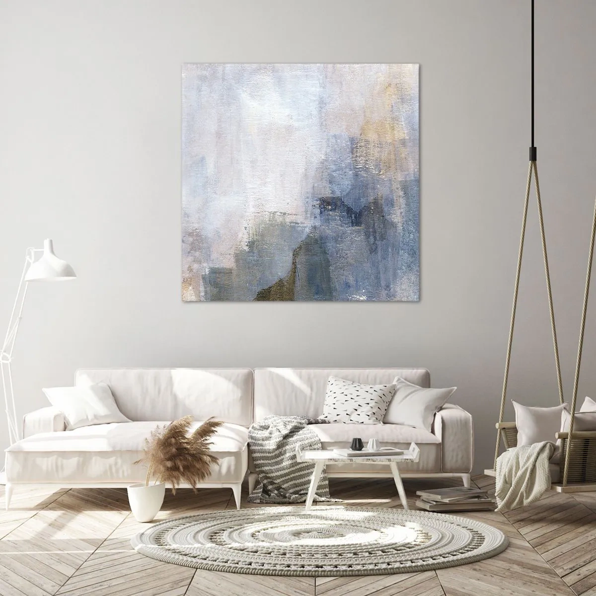Obraz na plátne - Tóny a akordy farieb - 60x60 cm