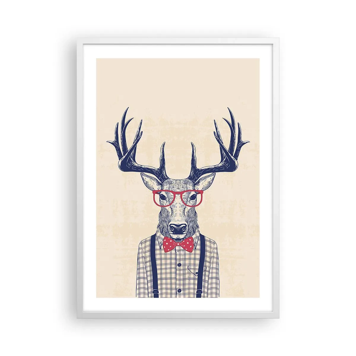 Plagát v bielom ráme - Zábavná extravagancia - 50x70 cm