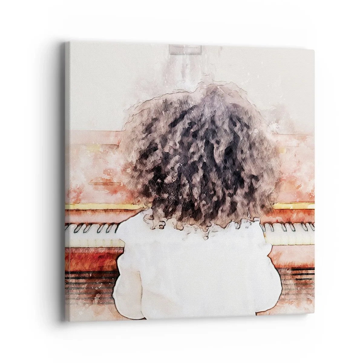 Obraz na plátne - V novom svete - 40x40 cm