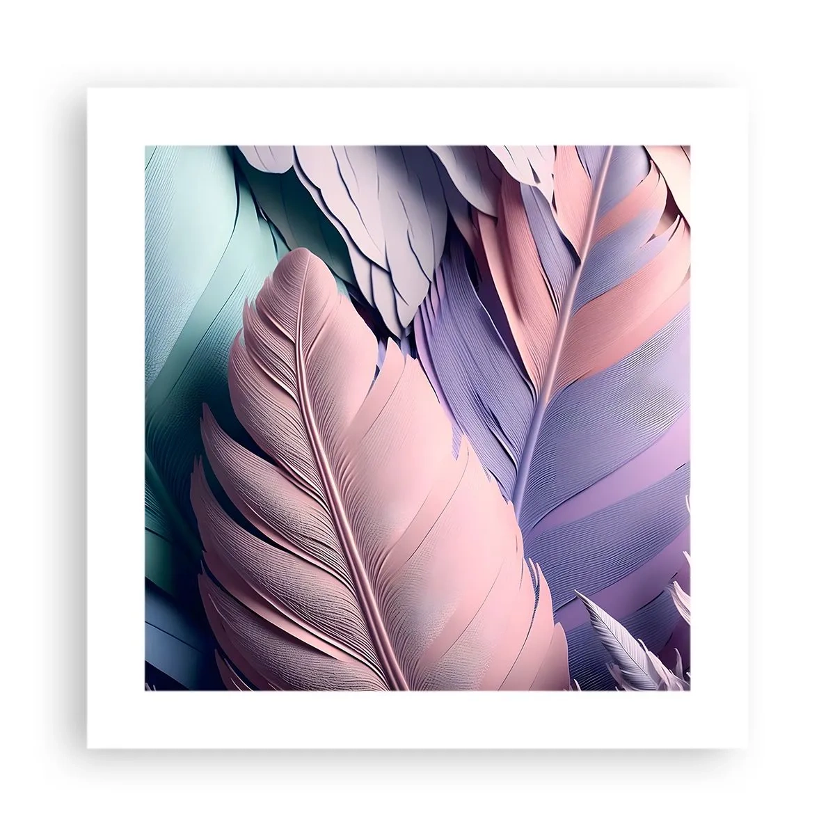 Plagát - Vtáčí štýl - 40x40 cm