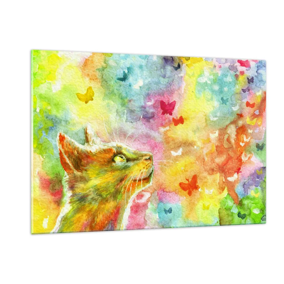 Obraz na skle - Nezmysly v mačacom raji - 120x80 cm