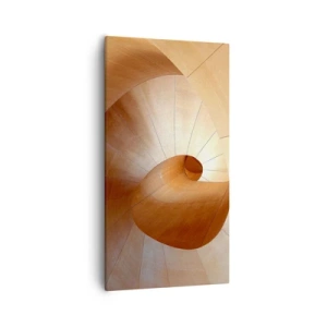 Obraz na plátne - Architektonická serpentína - 55x100 cm