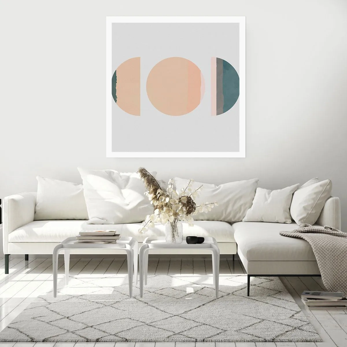 Plagát - Kruh za kruhom - 50x50 cm