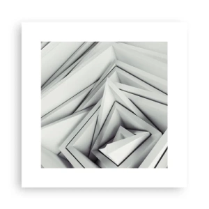 Plagát - Symfónia ostrých uhlov - 30x30 cm