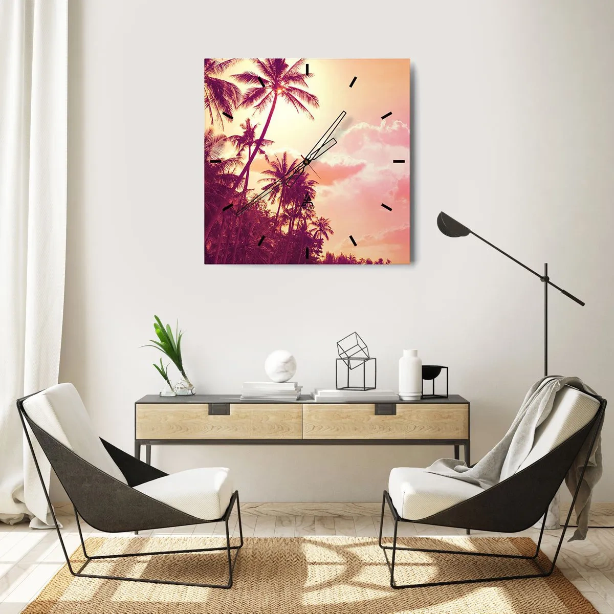 Nástenné hodiny - Musíš si vybrať - 40x40 cm