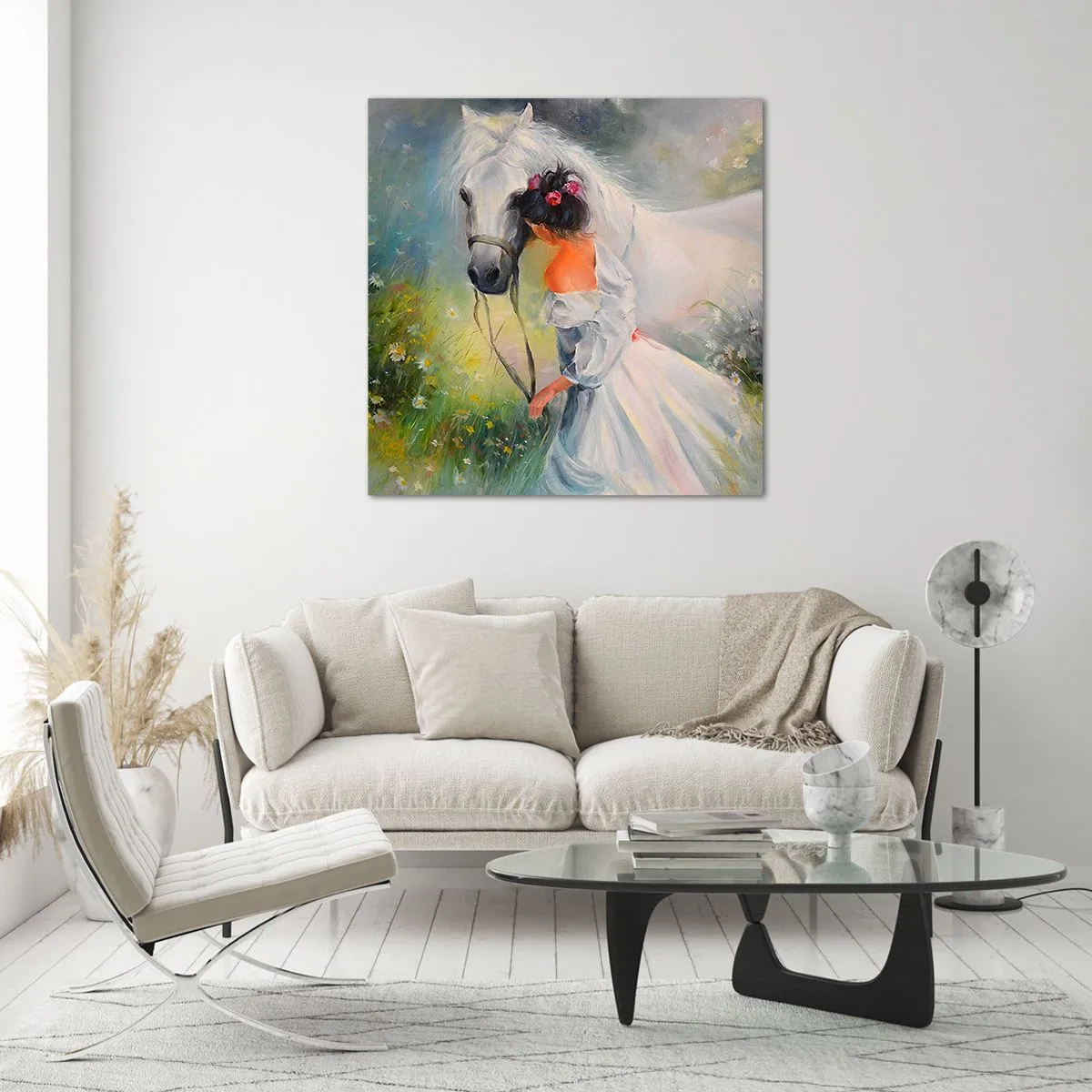 Obraz na skle - Ako z krásneho sna - 40x40 cm