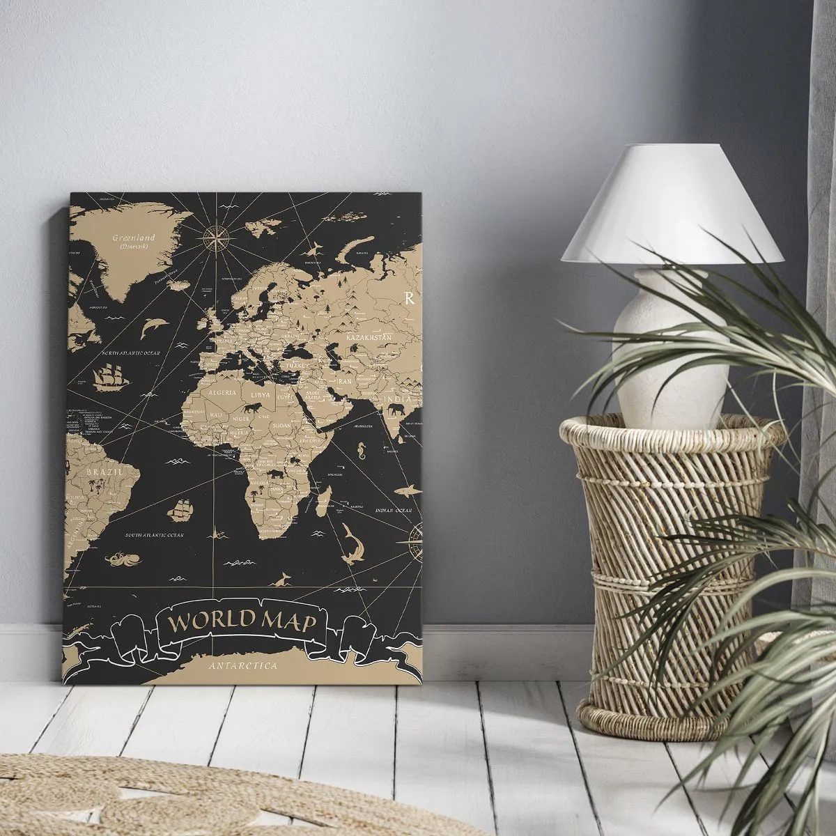 Obraz na plátne - Hranice môjho sveta - 45x80 cm