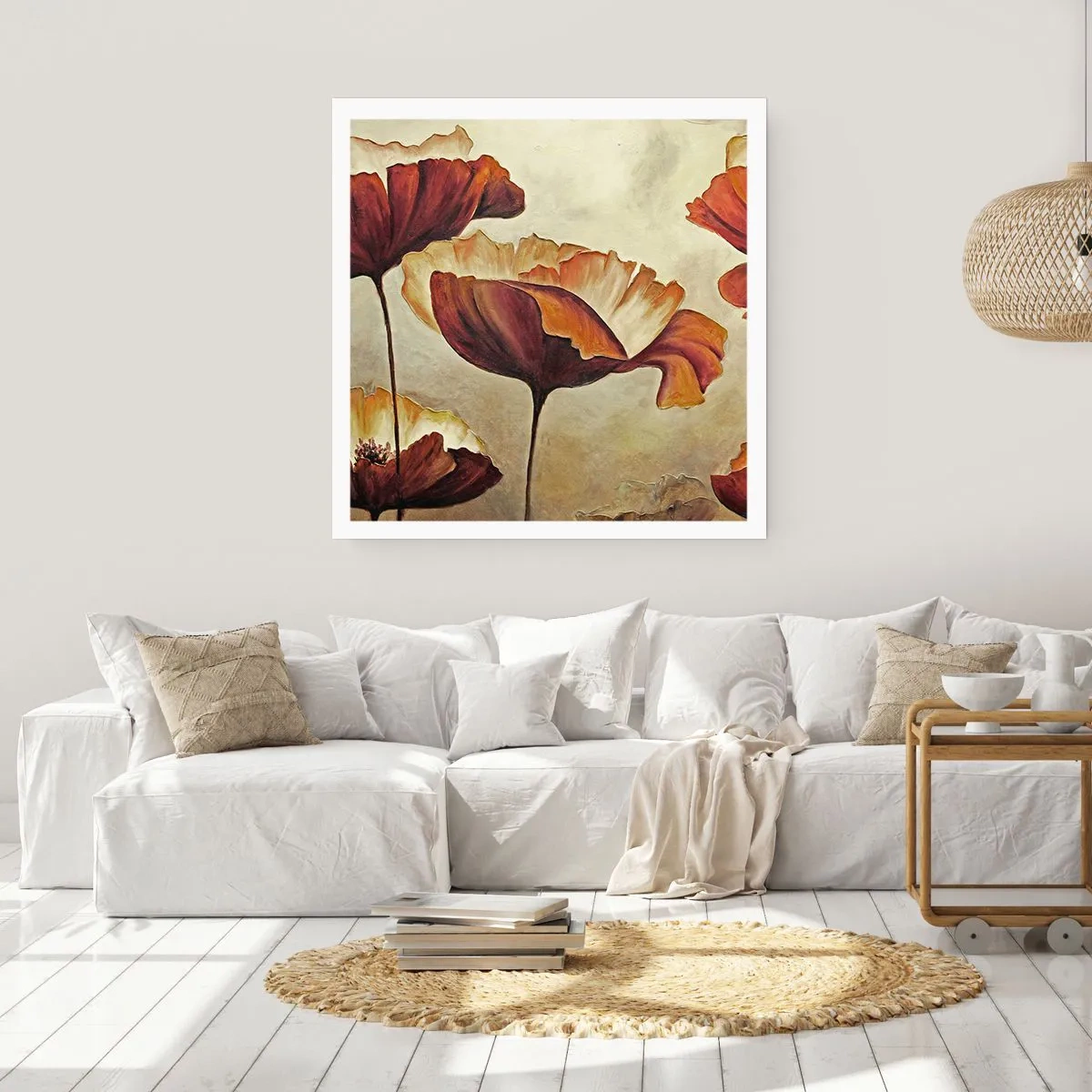 Plagát - Lán lúky - 50x50 cm