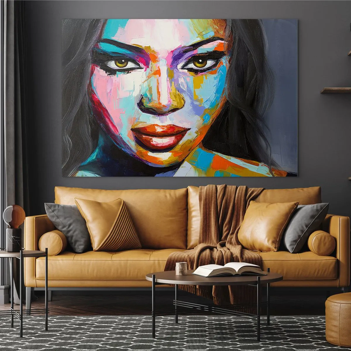 Obraz na skle - Nejde odtrhnúť oči - 120x80 cm