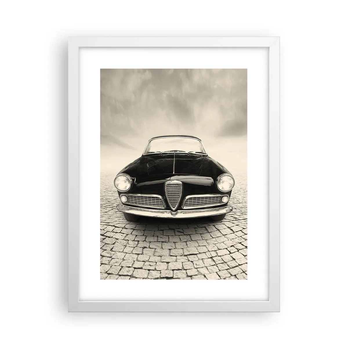 Plagát v bielom ráme - Ako ma nemilovať? - 30x40 cm