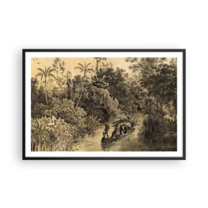 Plagát v čiernom ráme - Výlet k zdroju - 91x61 cm