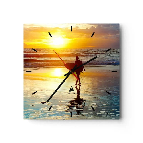 Nástenné hodiny - Návrat bojovníka - 30x30 cm