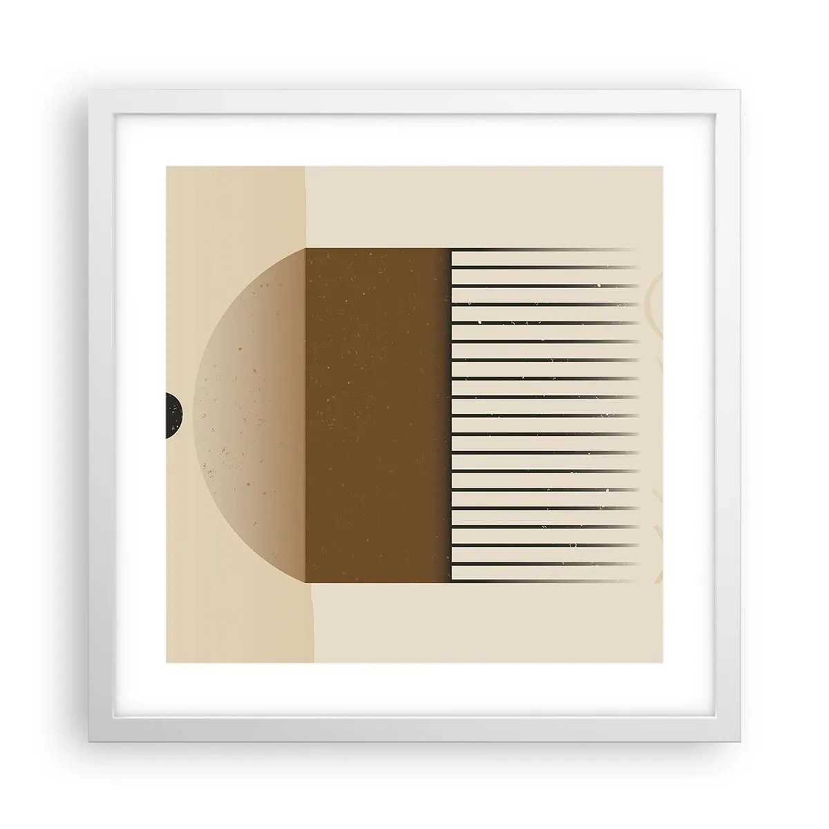 Plagát v bielom ráme - Rôzne stavy - 40x40 cm