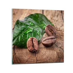 Obraz na skle - Najskutočnejšia a čierna - 70x70 cm