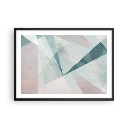 Plagát v čiernom ráme - V kľude, ale dynamicky - 70x50 cm