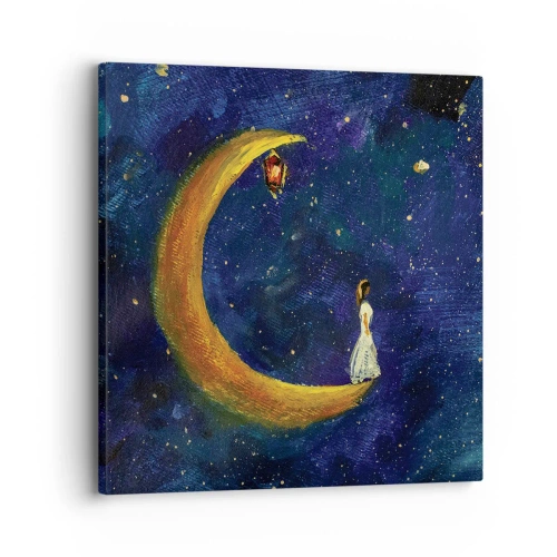 Obraz na plátne - Volanie sveta - 30x30 cm