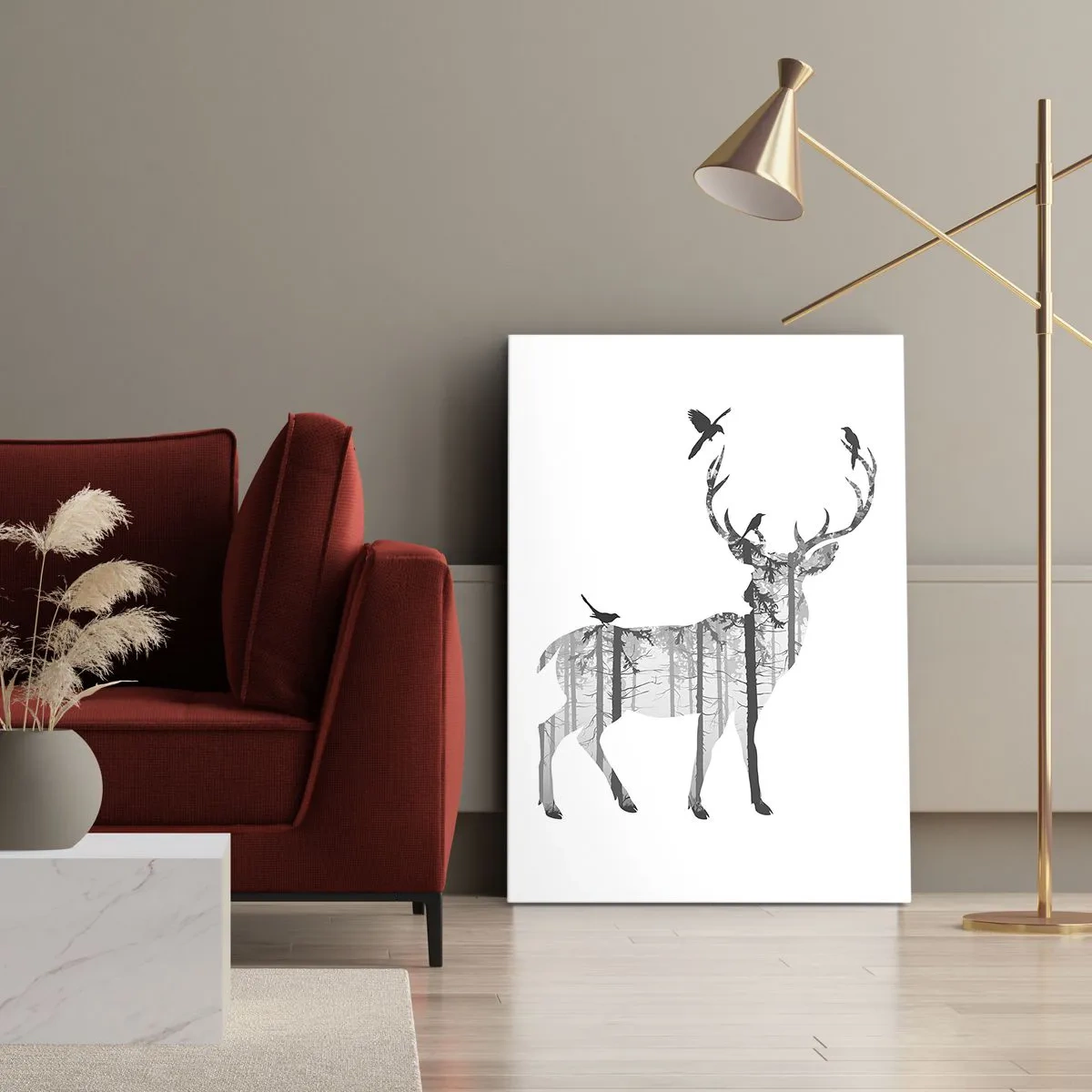 Obraz na plátne - Dobrý duch lesa - 55x100 cm