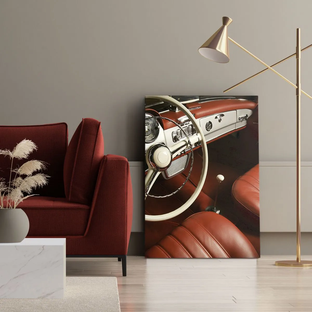 Obraz na plátne - Luxus v štýle vintage - 45x80 cm