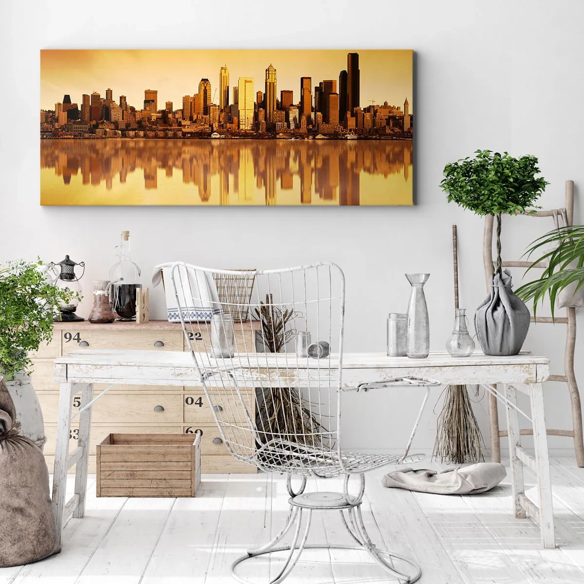 Obraz na plátne - Ticho metropoly - 100x40 cm